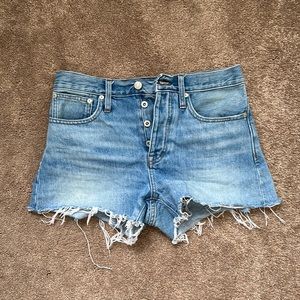 Madewell jean shorts